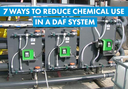 Formas de reducir el uso de productos químicos en un sistema DAF